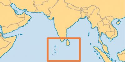 Maledivy ostrov polohu na mape sveta